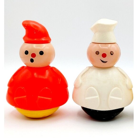 Vintage Fisher Price THREE MEN IN A TUB REPLACEMENT Baker, Candle Maker - Picture 1 of 3